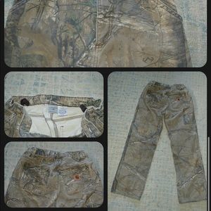 carhartt  real tree camo jeans used condition boys 16